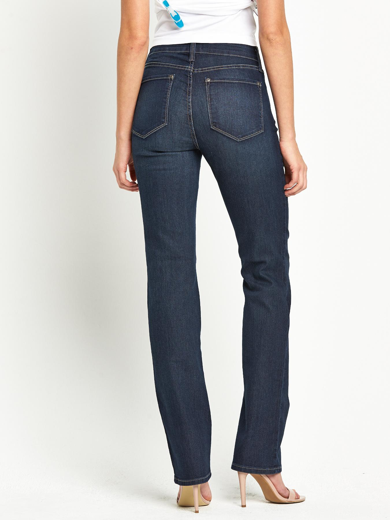 straight leg jeans dark blue