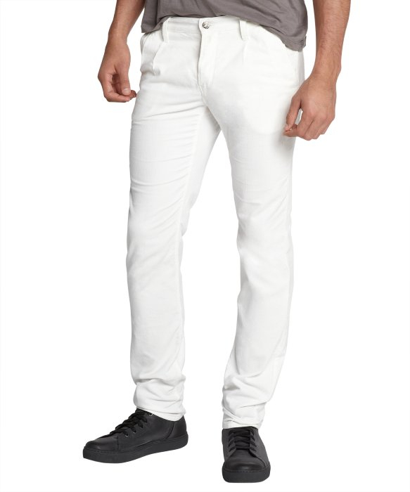 Lyst - Gucci White Cotton Corduroy Pants in White for Men