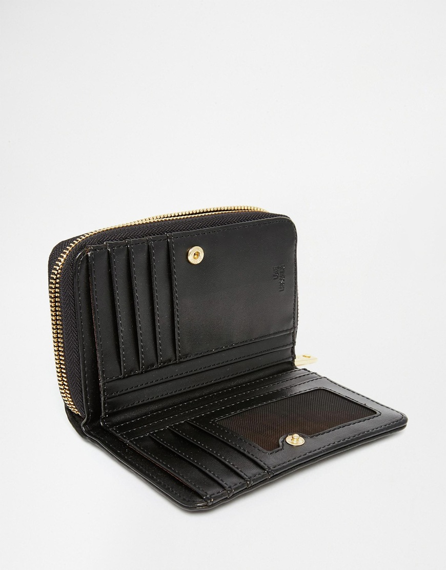 love moschino zip around wallet