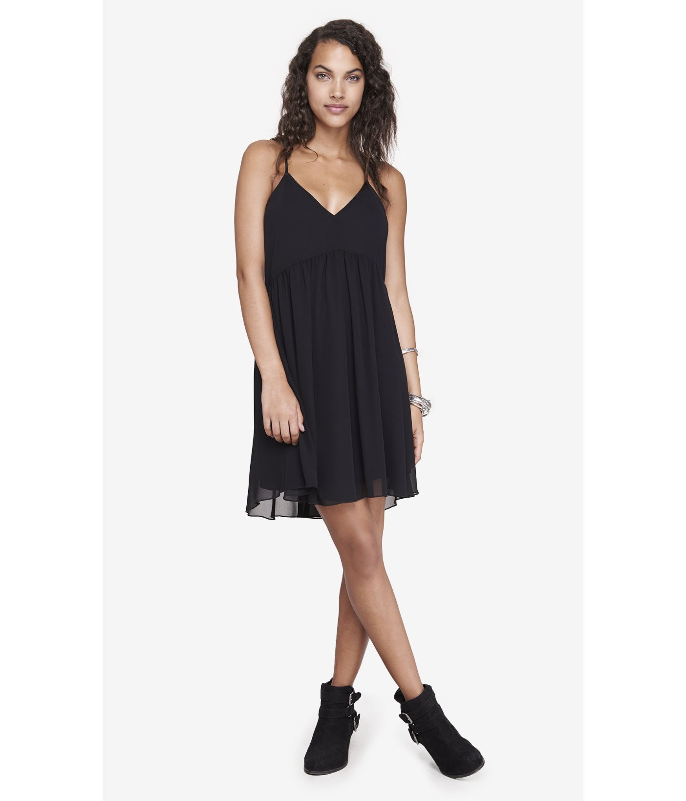 strappy babydoll dress