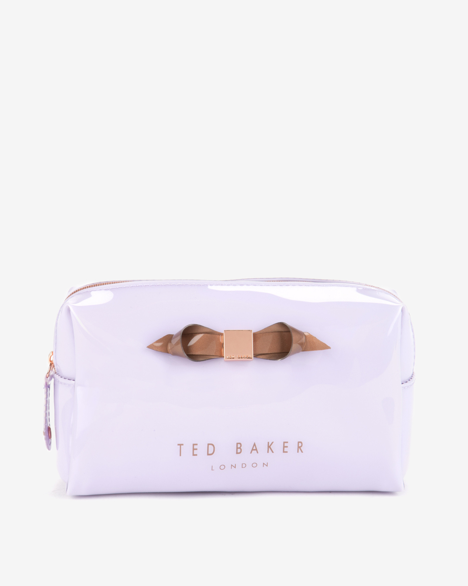 Ted baker Small Slim Bow Cosmetic Bag in Purple for Men (Light Purple