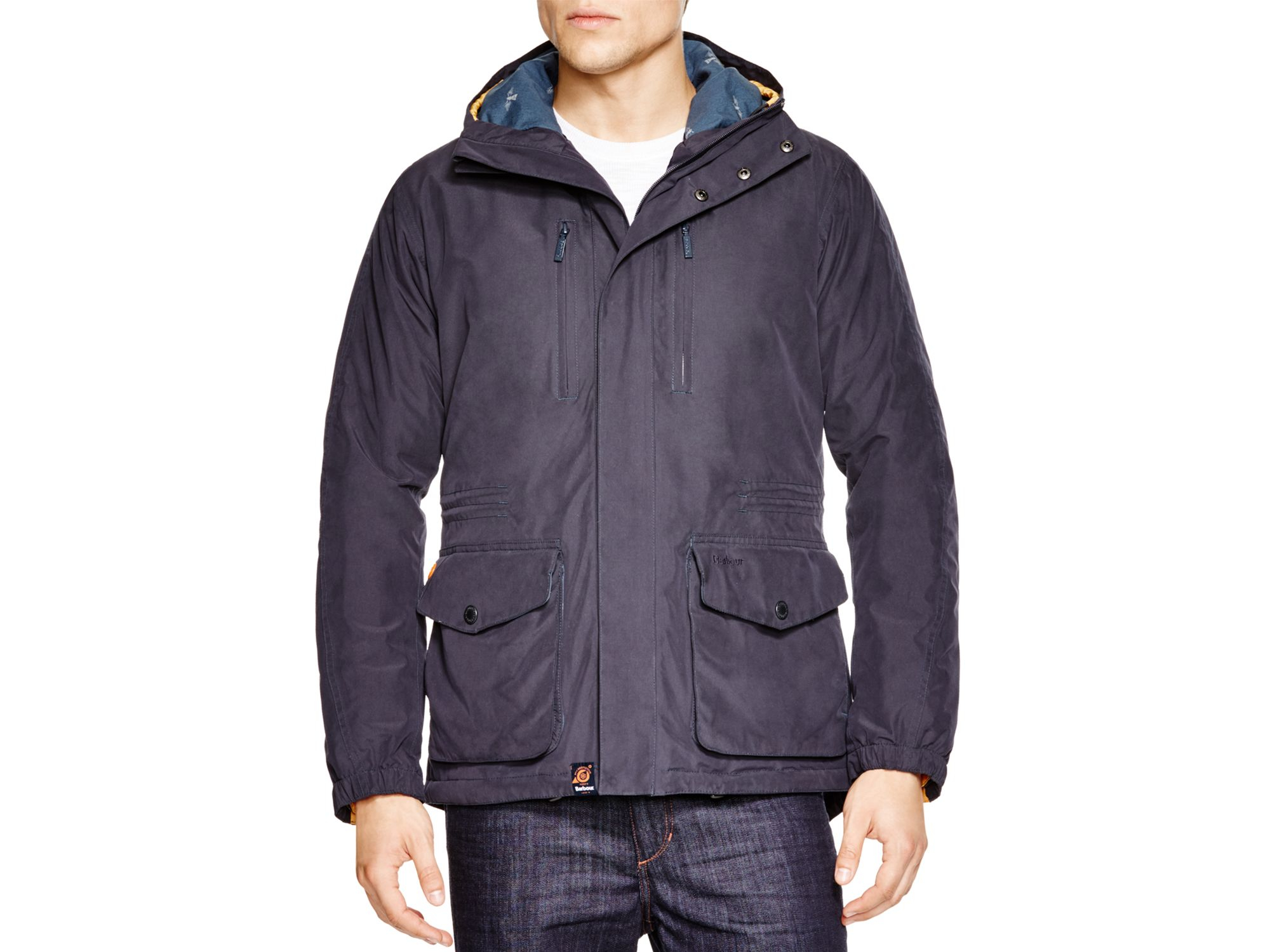 Barbour Synthetic Morley Jacket in Navy 
