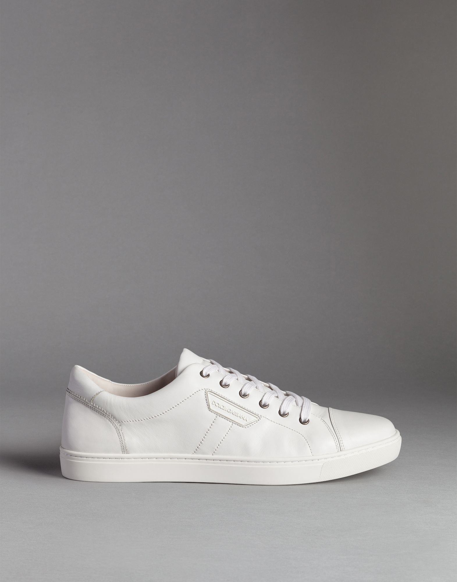dolce and gabbana white trainers
