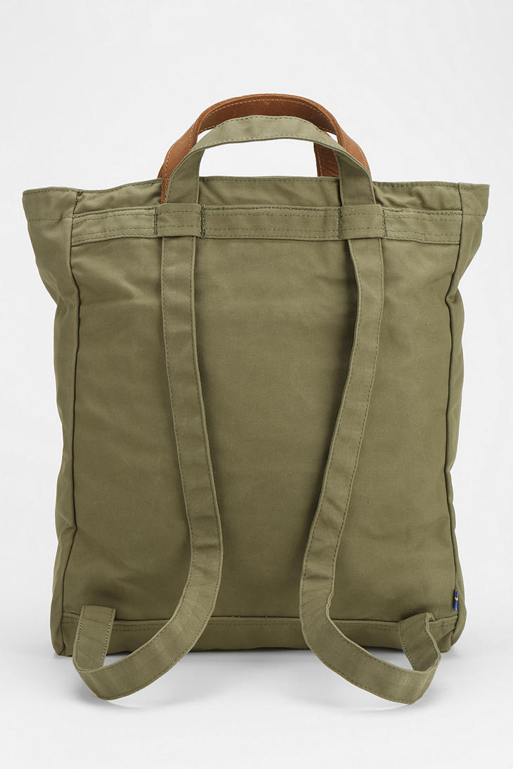 Lyst - Urban outfitters Fjallraven Tote Pack No 1 Bag in Green