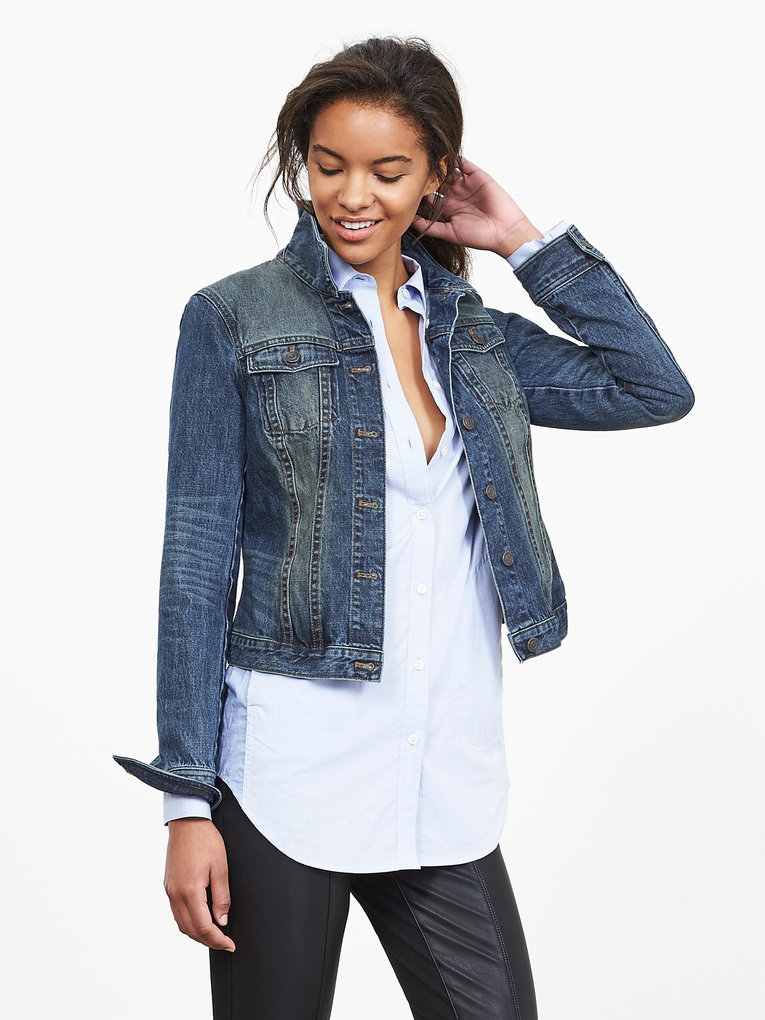 banana republic jean jacket