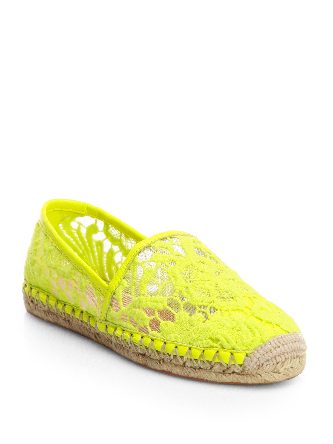 lace espadrilles flats
