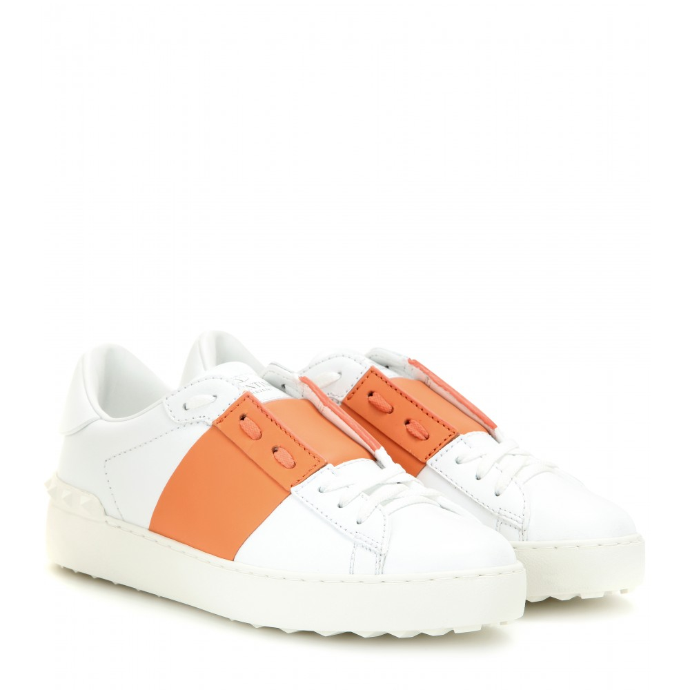 orange valentino sneakers
