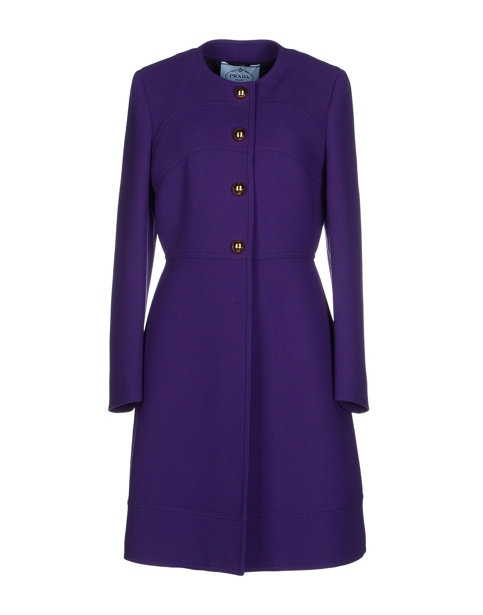 prada purple coat