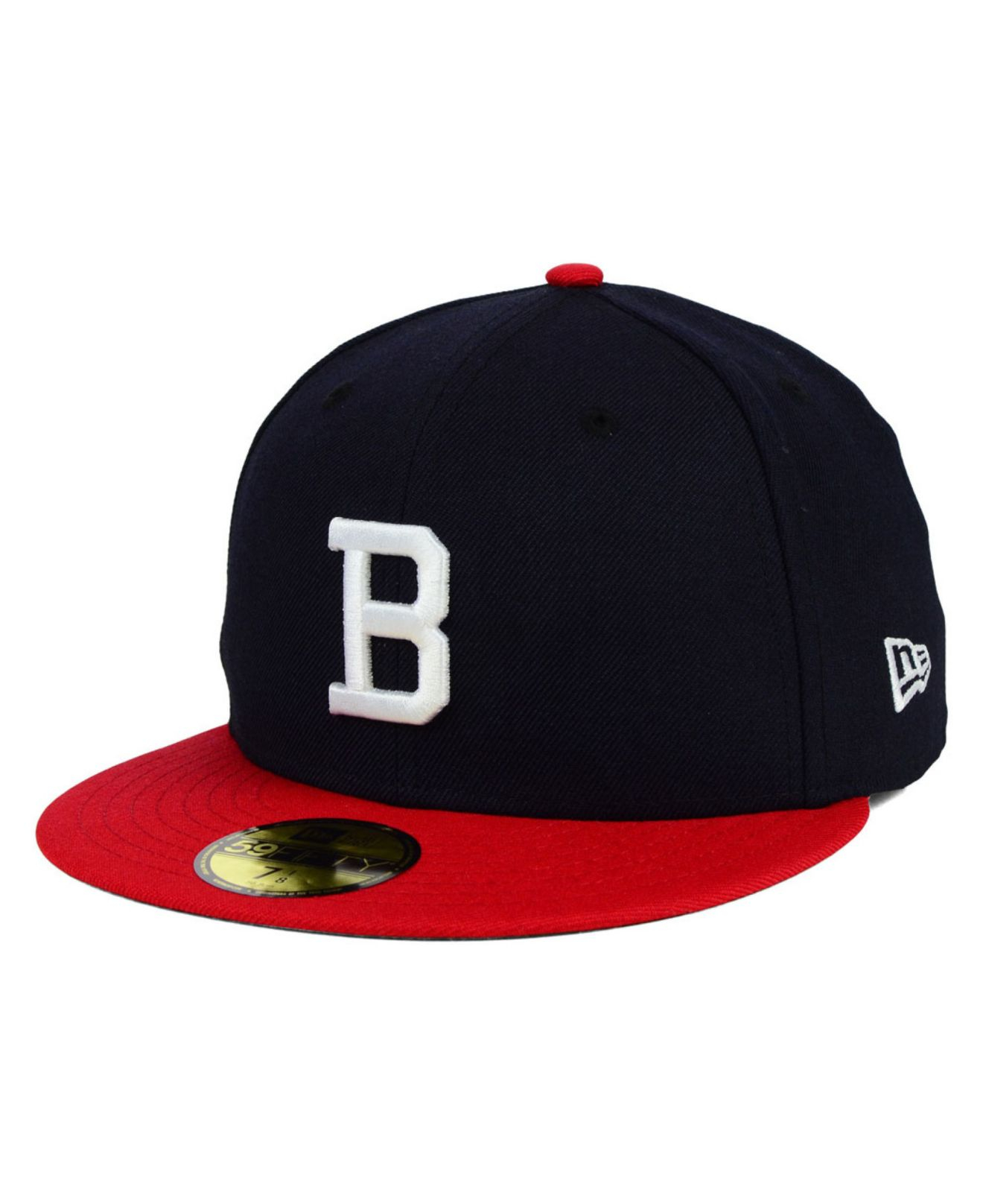 KTZ Boston Braves Cooperstown 59fifty Cap in Navy/Red (Blue) for Men - Lyst