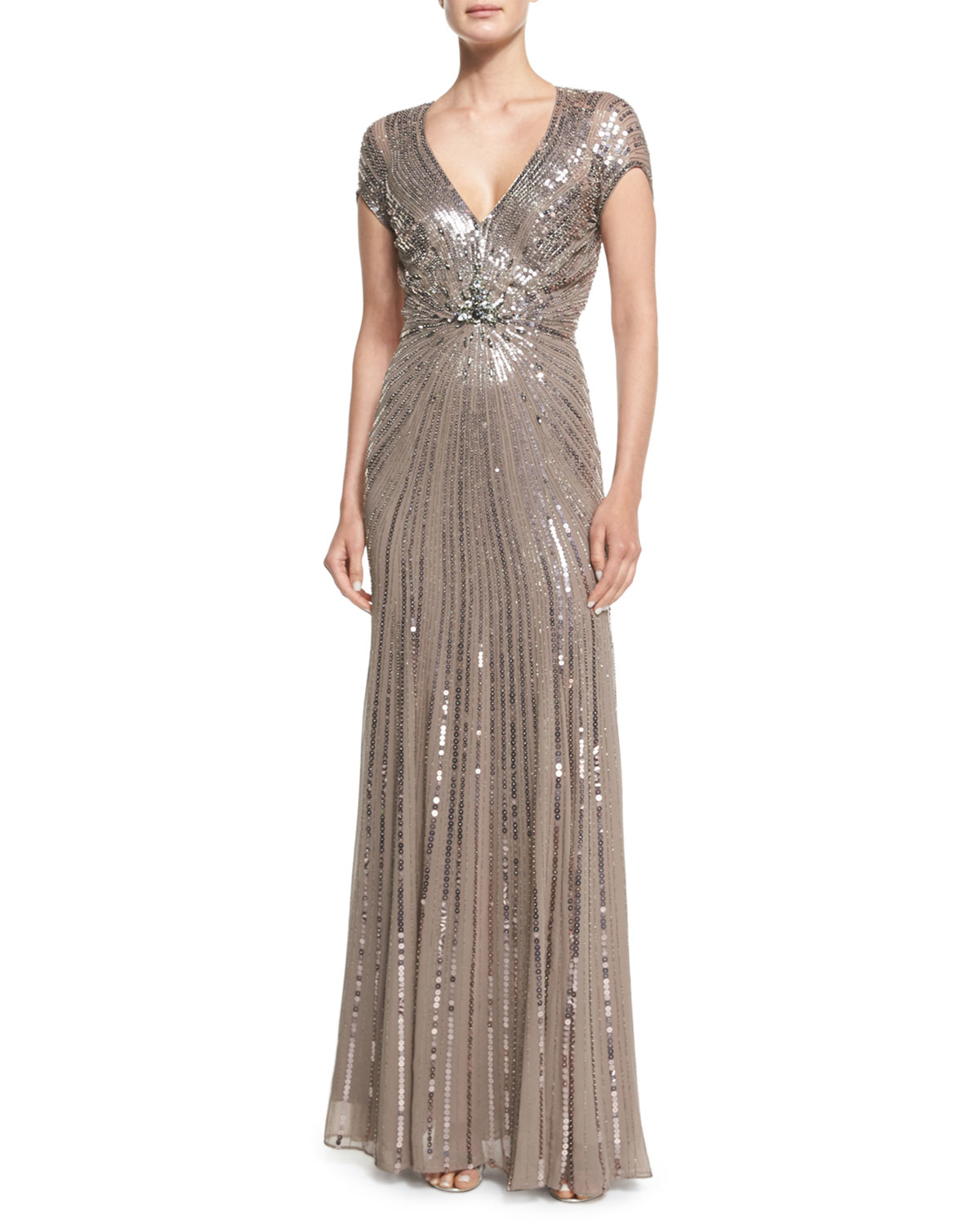 sequin loaded gown