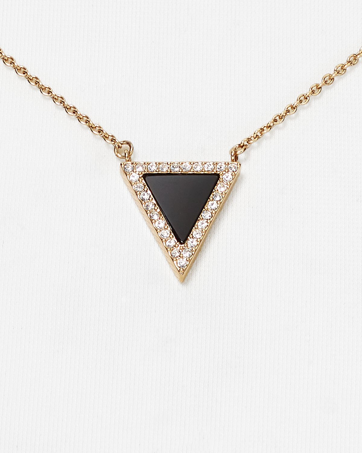 Michael Kors Triangle Pendant Necklace 