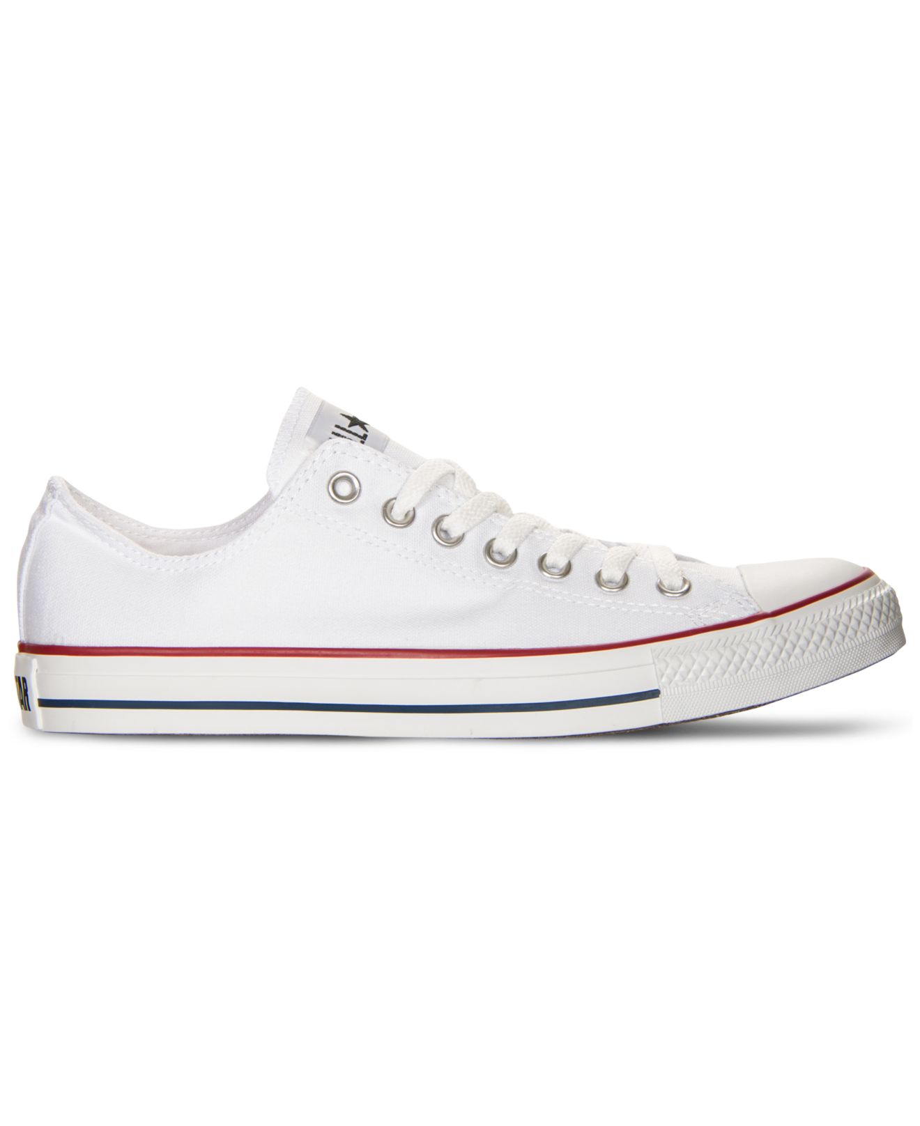Converse Men's Chuck Taylor Low Top Sneakers From Finish Line in White ...