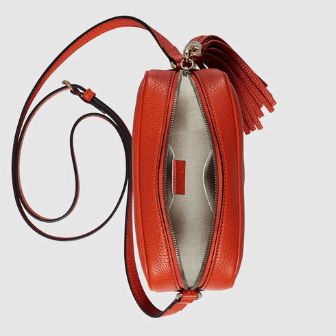 Lyst - Gucci Soho Leather Disco Bag in Orange
