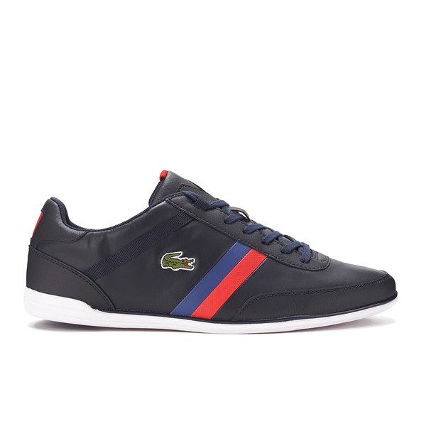 lacoste mens giron trainers black