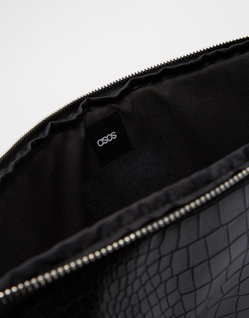 croc laptop bag