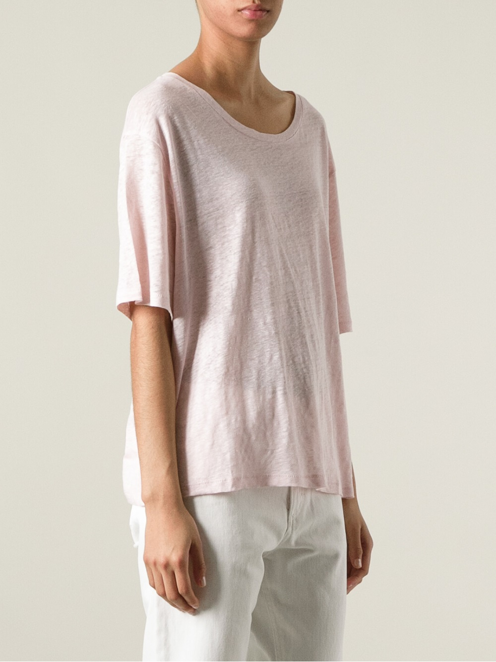 acne linen t shirt