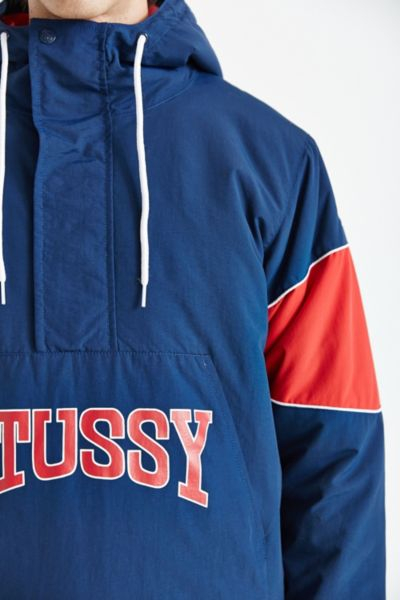stussy sport pullover jacket