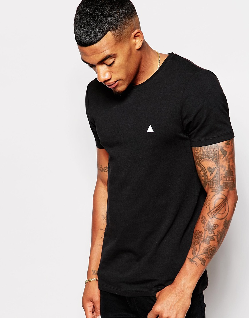 muscle fit black shirts
