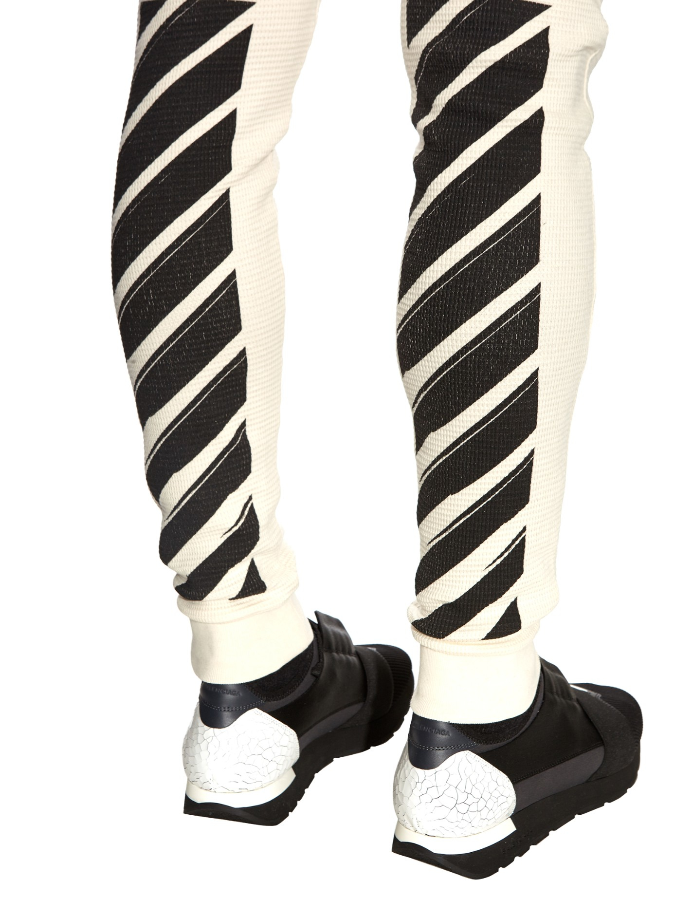 off white leggings black