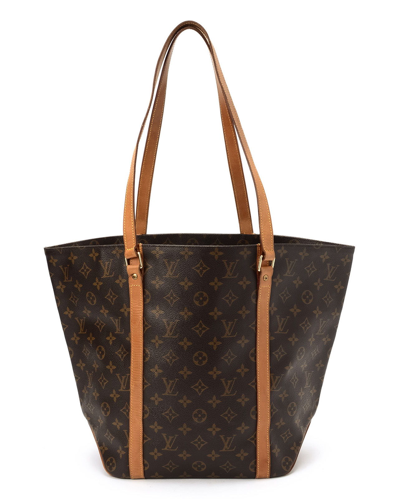 Louis Vuitton Sac Shopping Bag in Brown - Lyst