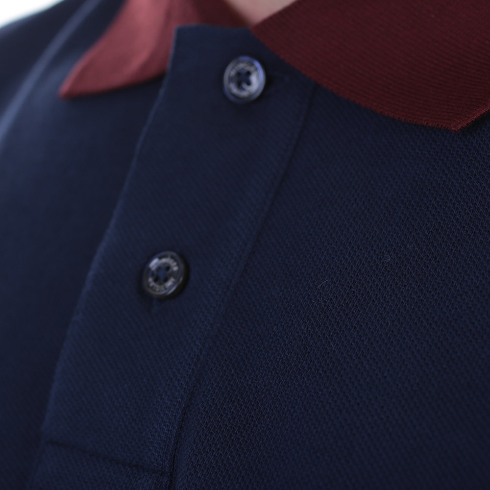 moncler polo dark blue moncler polo dark blue