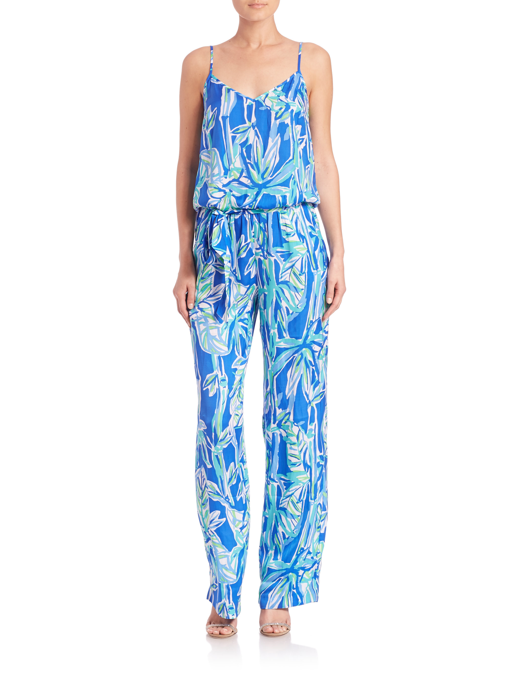 Lilly Pulitzer Deanna Jumpsuit in Blue Lyst