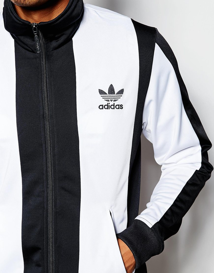 white beckenbauer track jacket