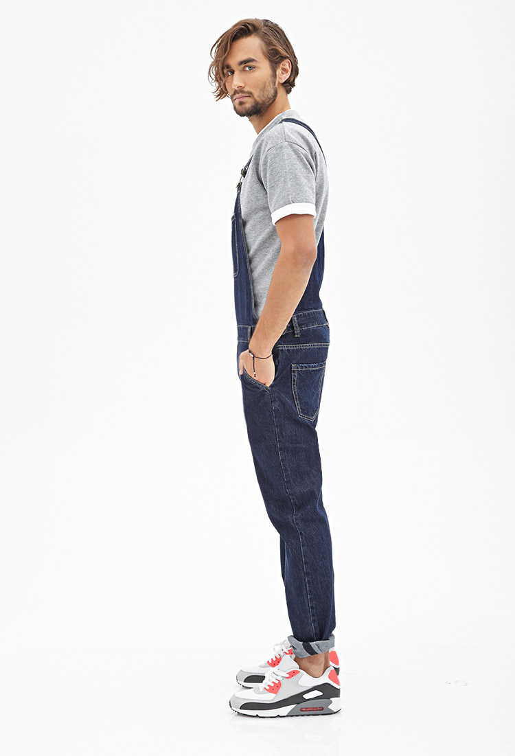 mens denim jumpsuit forever 21