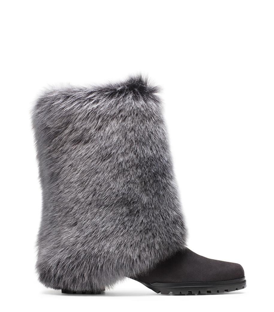 stuart weitzman boots with fur