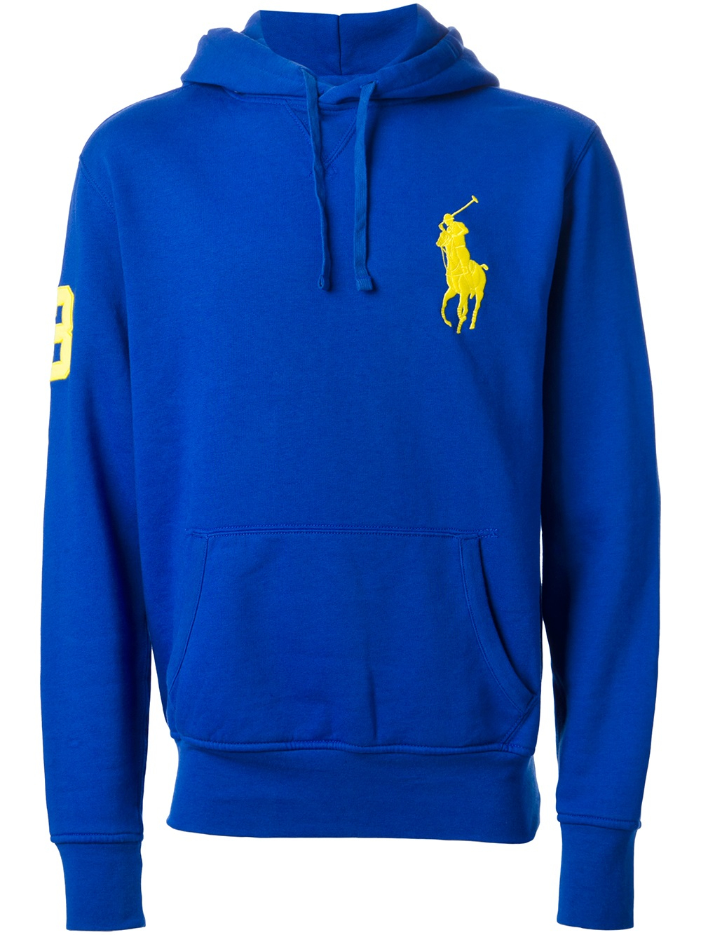 Polo ralph lauren Logo Detail Hoodie in Blue for Men | Lyst