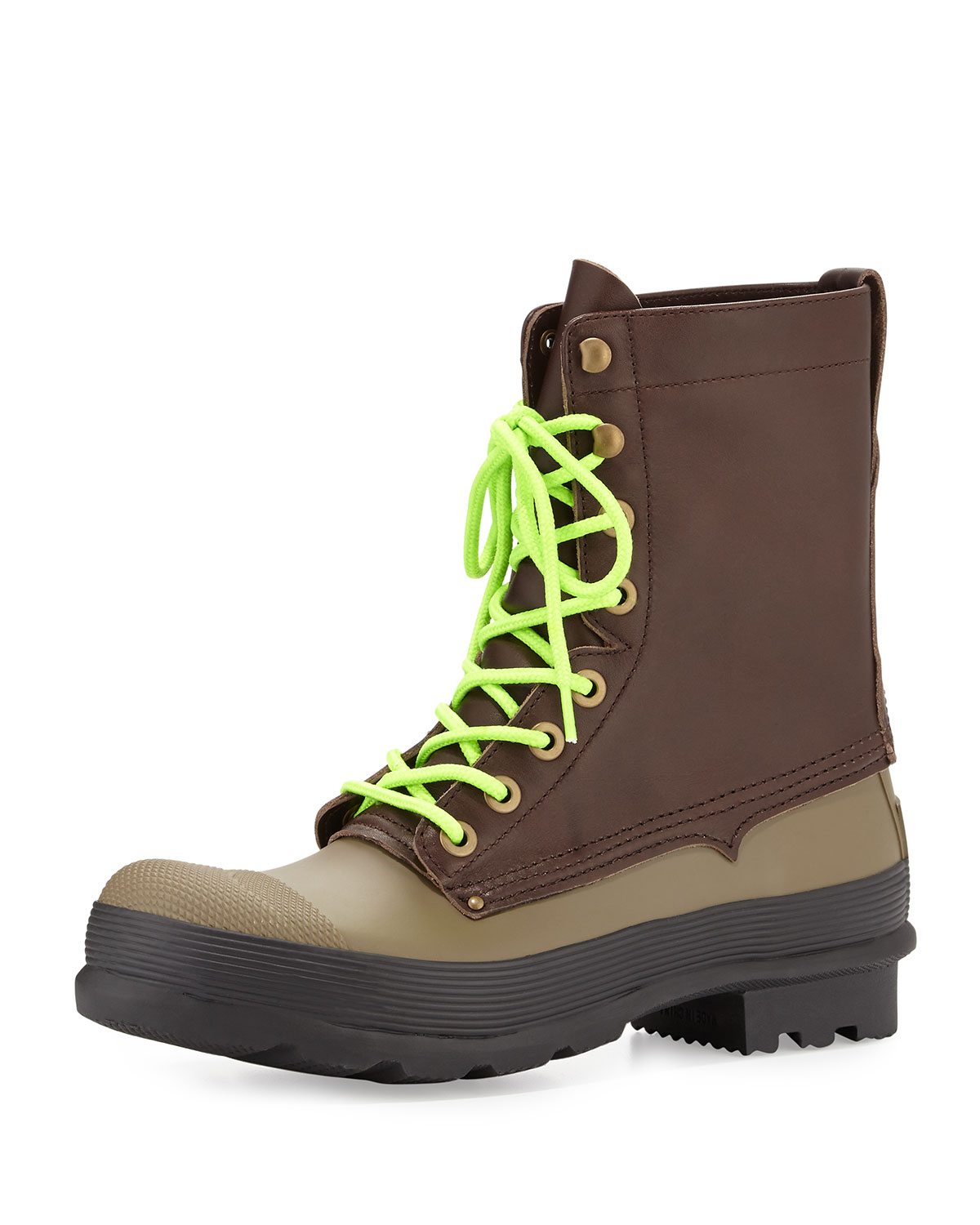 Lace Up Rubber Boots 2