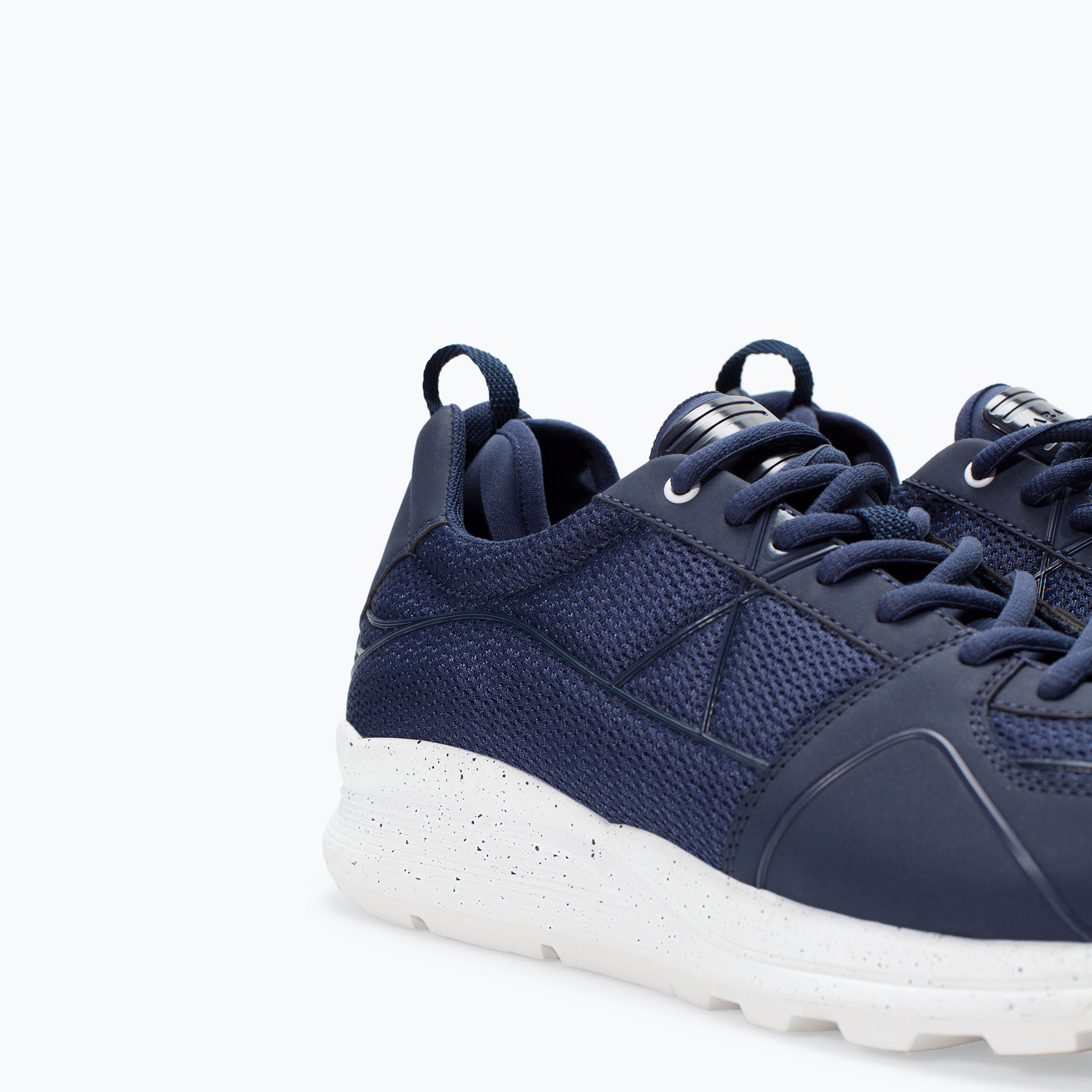 zara track sole sneakers