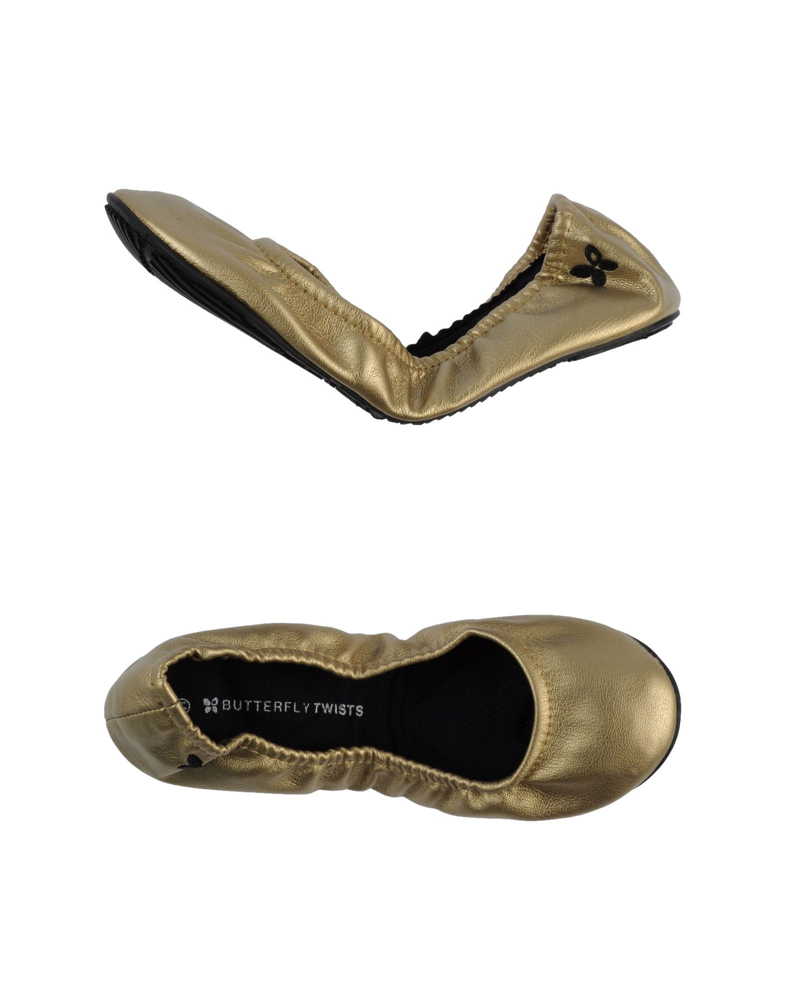 metallic ballet flats womens