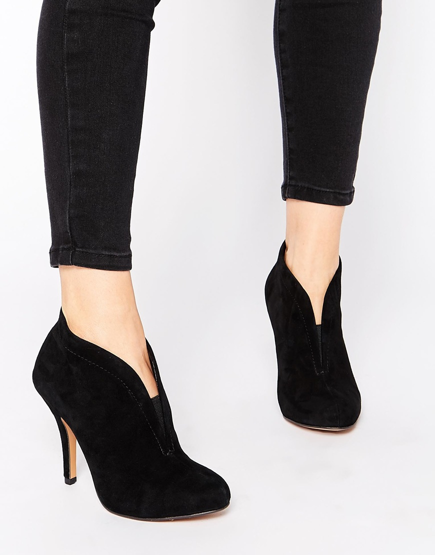 suede heel shoes