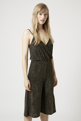 sparkly culotte jumpsuit