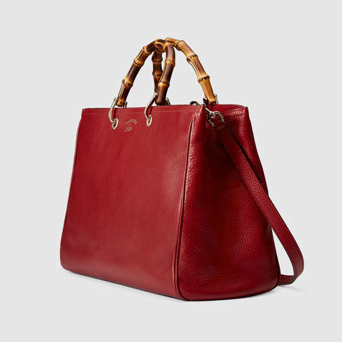 Gucci Bamboo Shopper Leather Tote in 