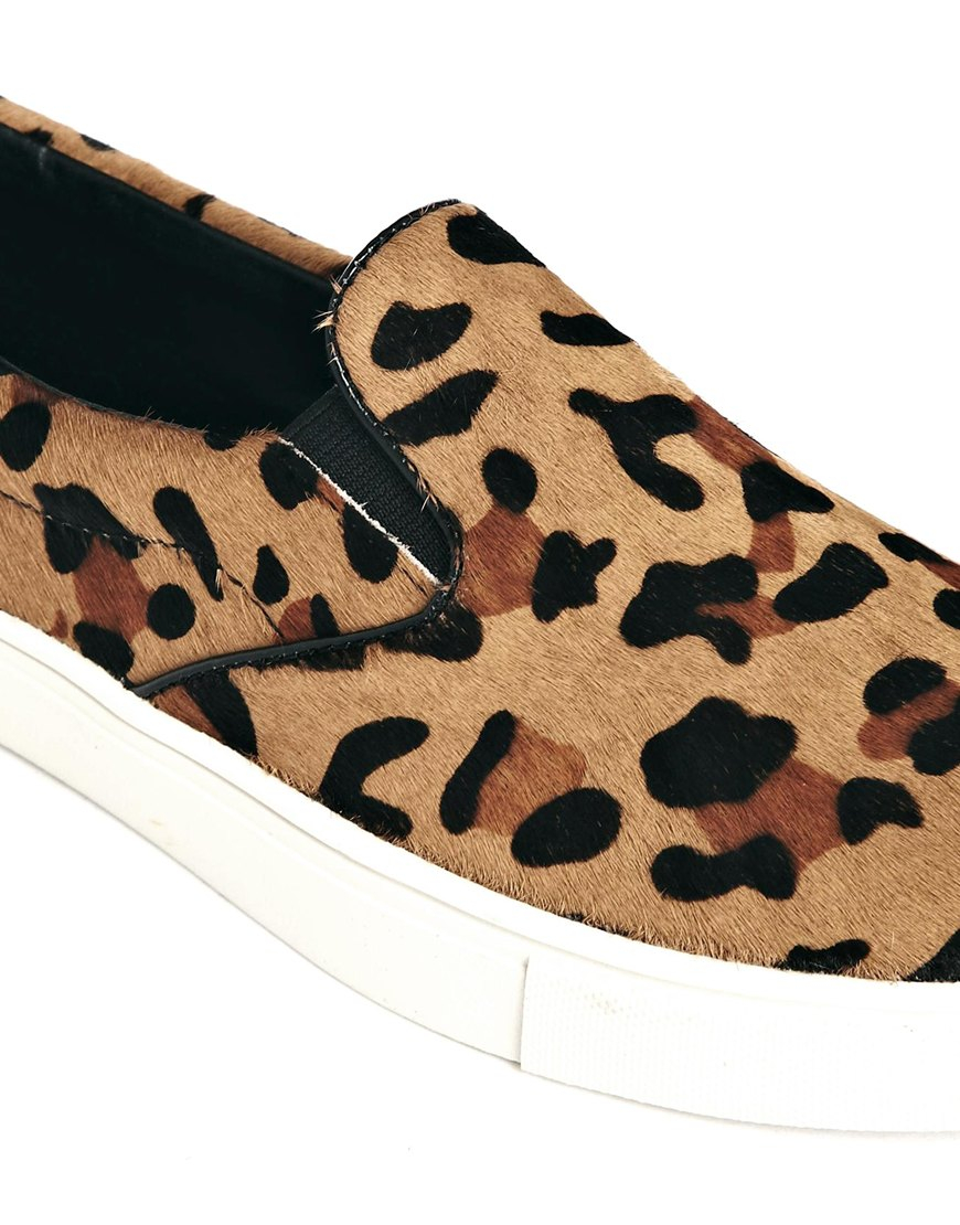 excentrisk donor Effektiv Steve Madden Ecentric Leopard Slip On Sneakers | Lyst