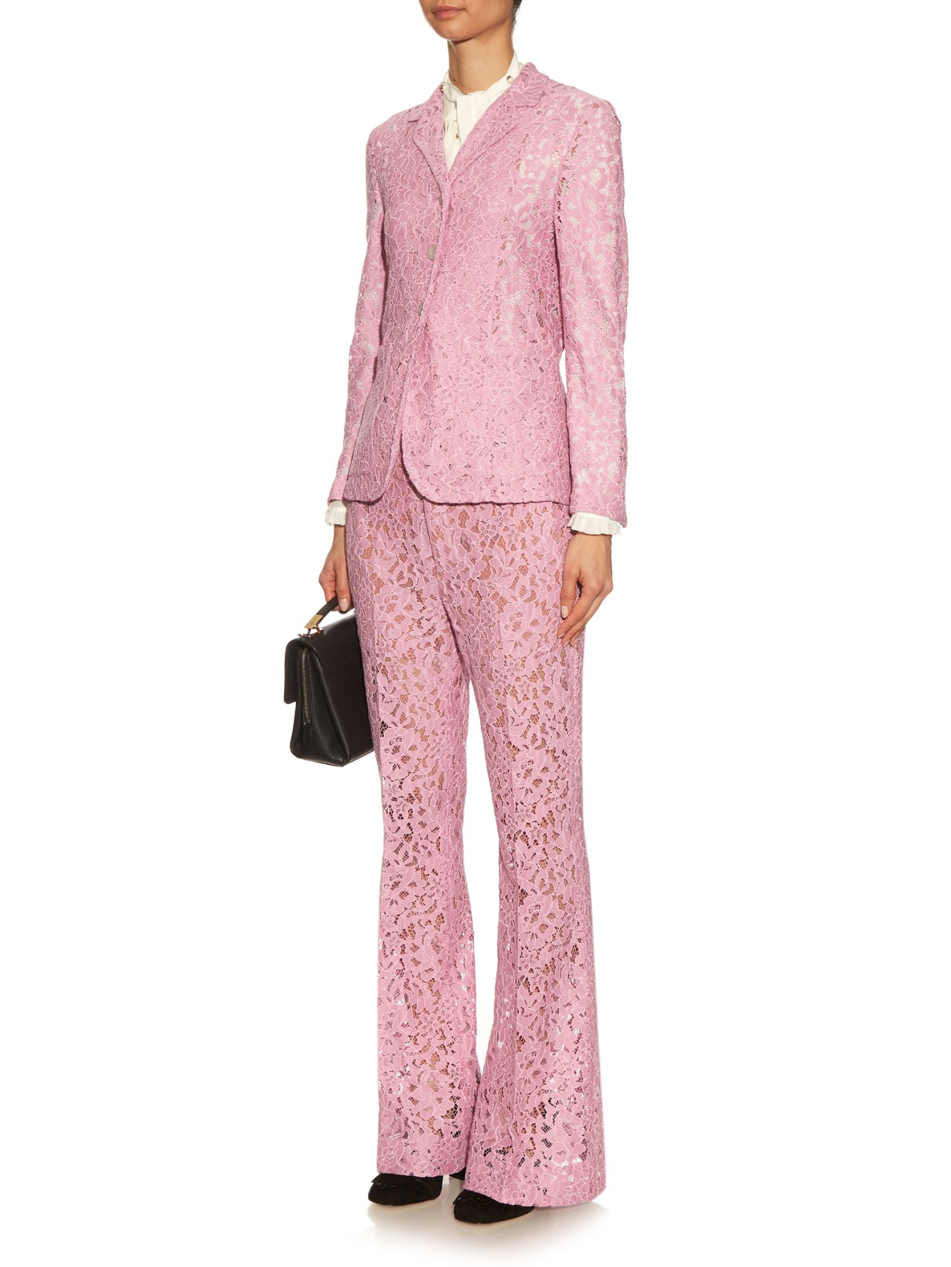 gucci pink trousers