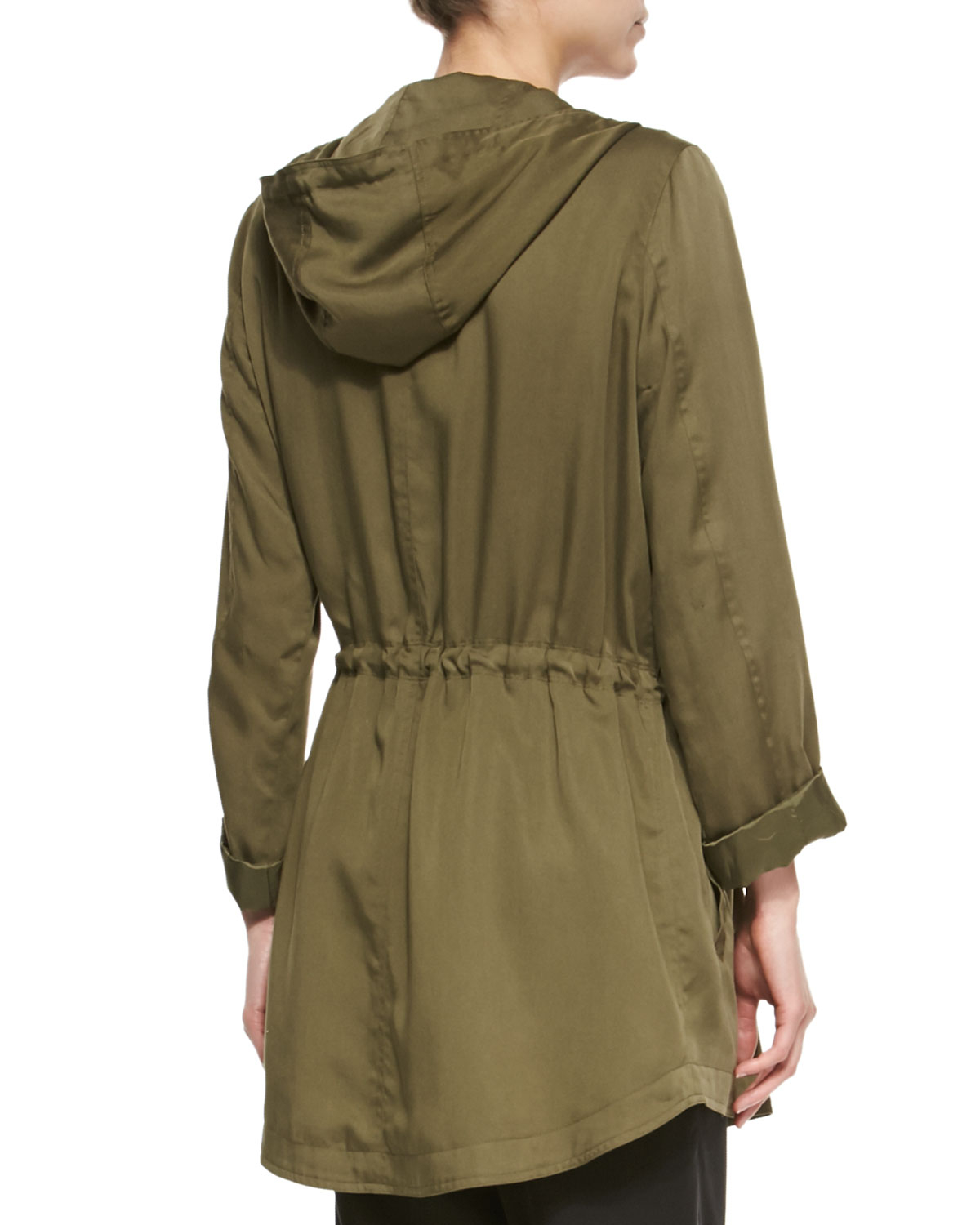 eileen fisher hooded jacket