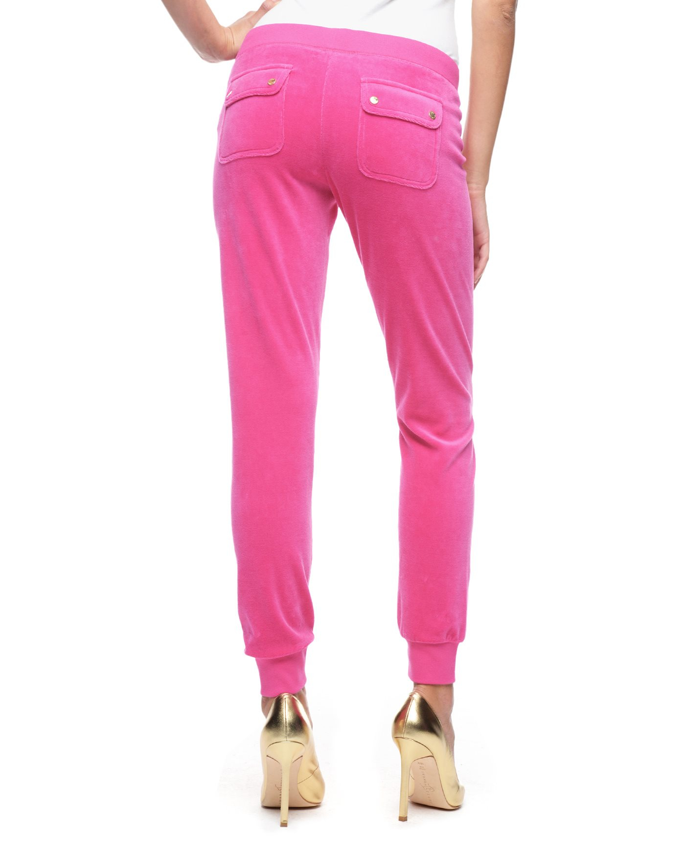 juicy couture velour pants pink