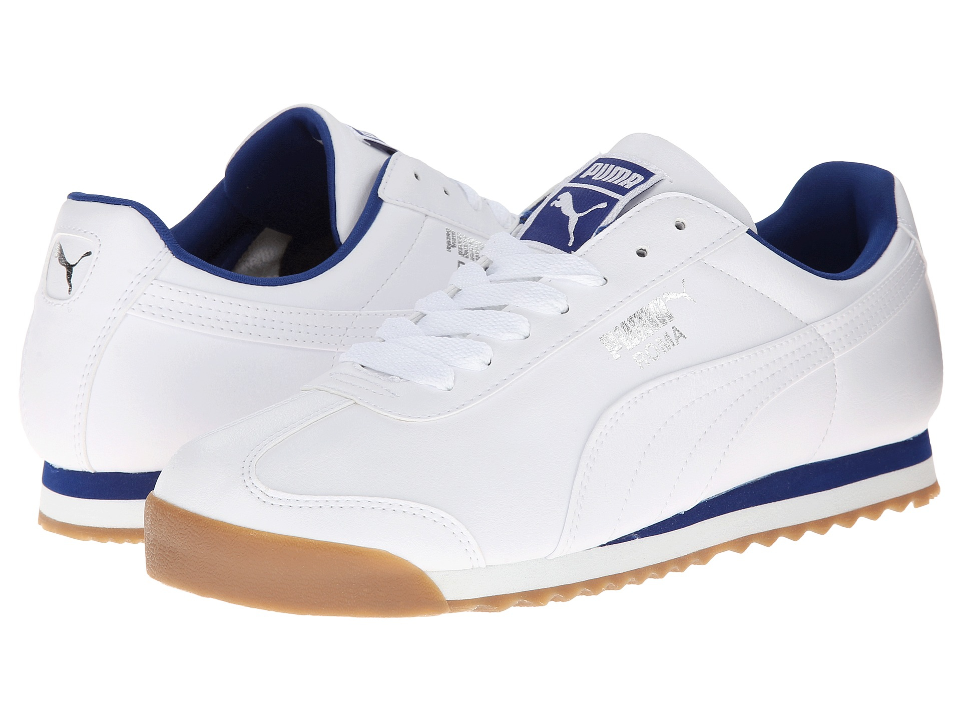 PUMA Roma Basic in White for Men - Lyst