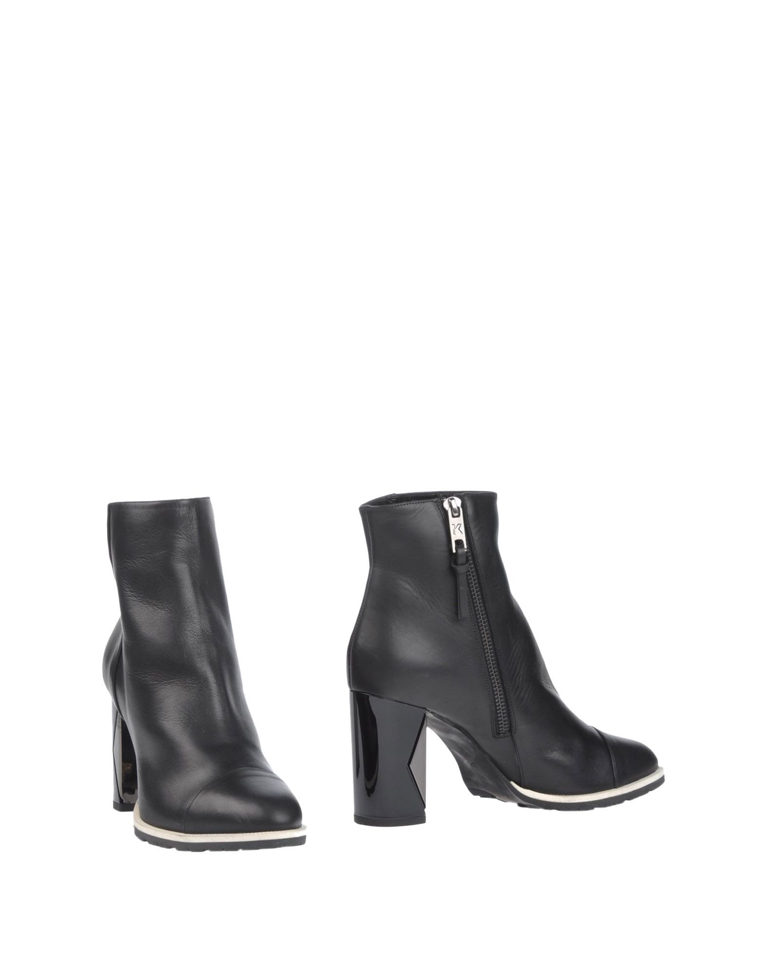 Karl Lagerfeld Ankle Boots in Black - Lyst