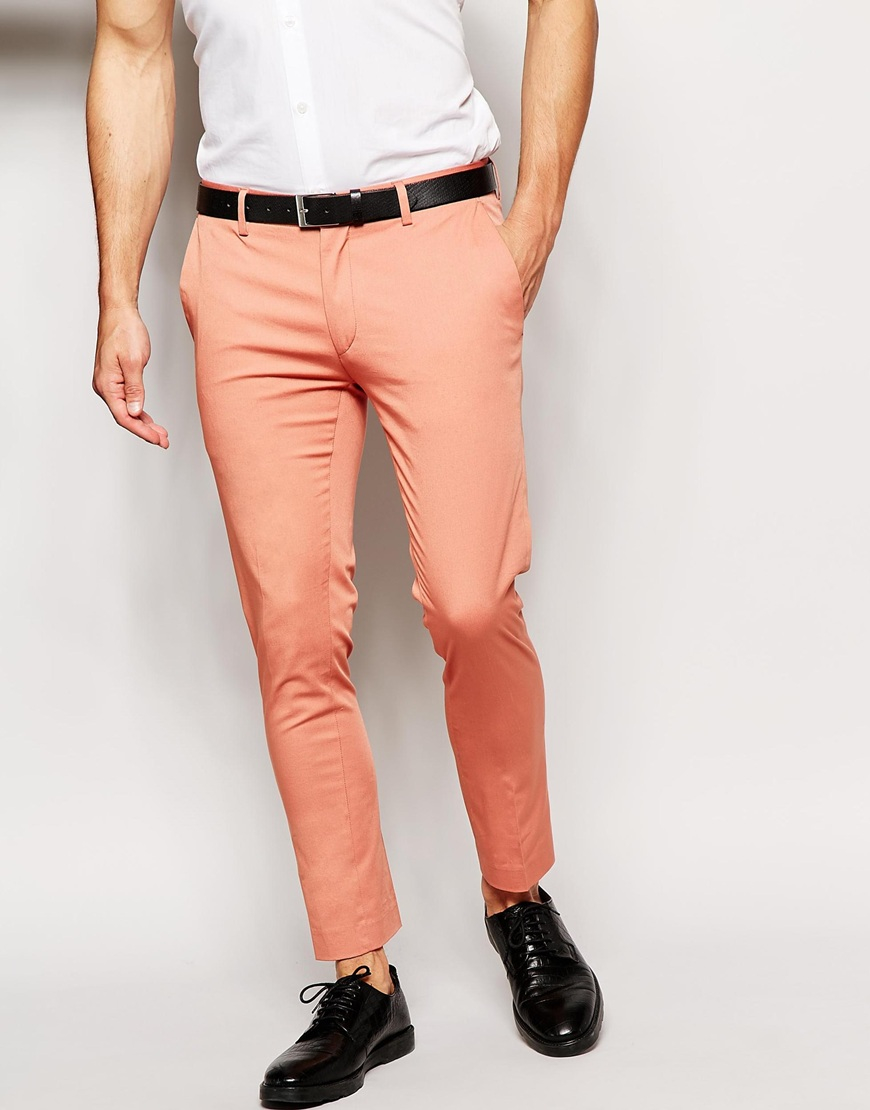 super skinny cropped smart pants