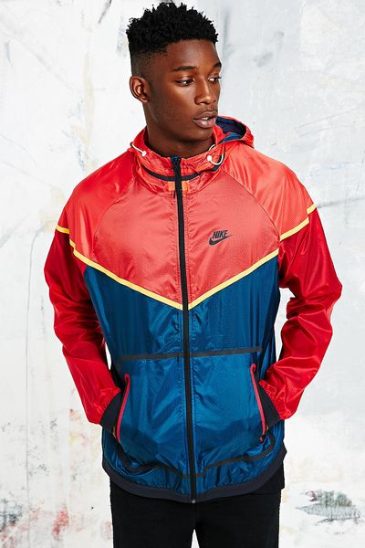 Nike Hyper Windbreaker Jacket in Red and Blue in Red for Men | Lyst