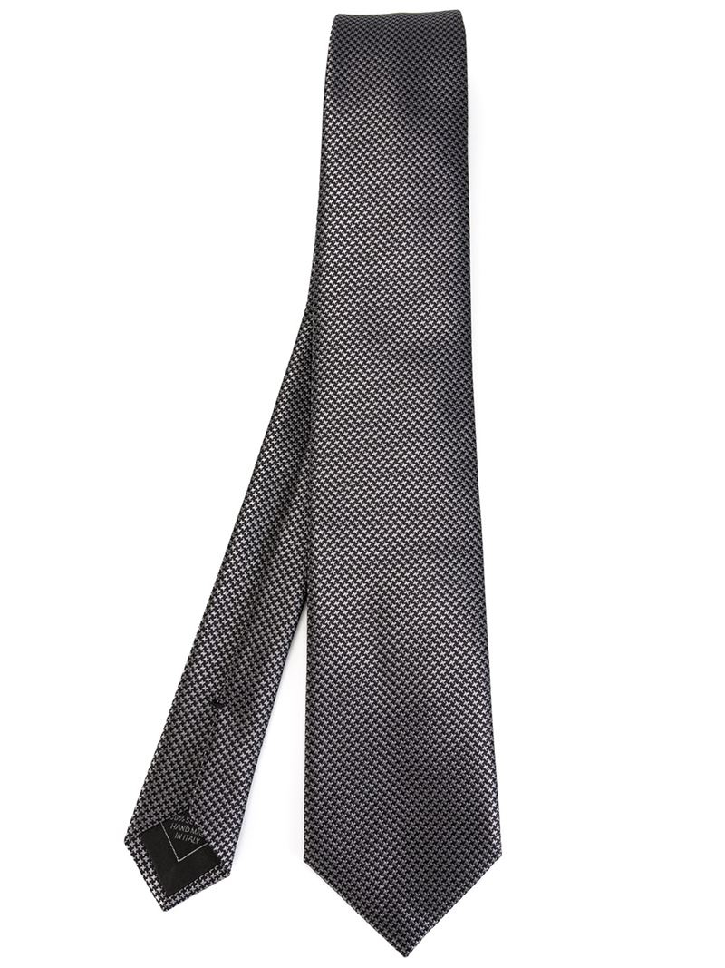 Lyst - Brioni Woven Tie in Gray for Men