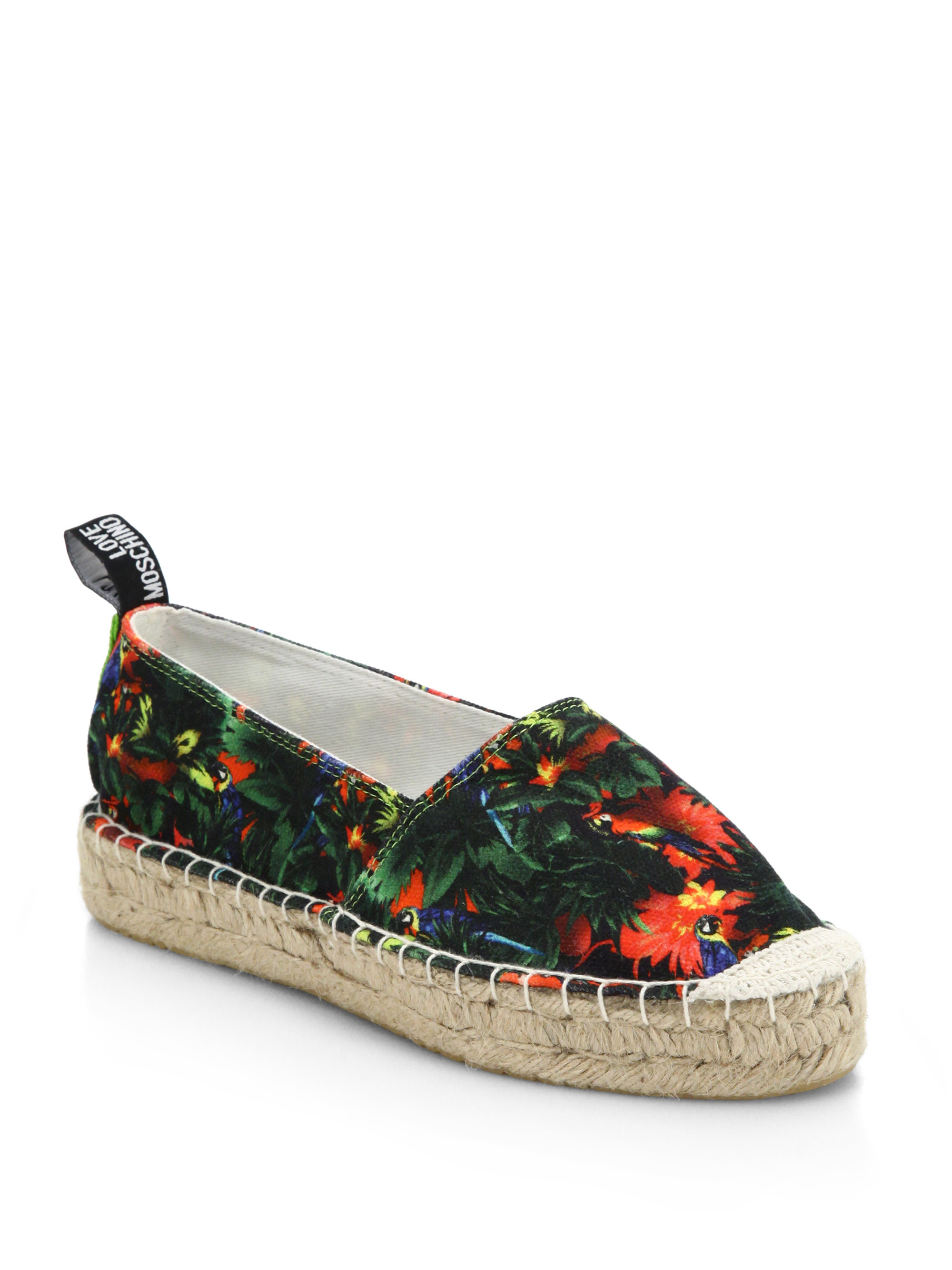 moschino espadrilles black