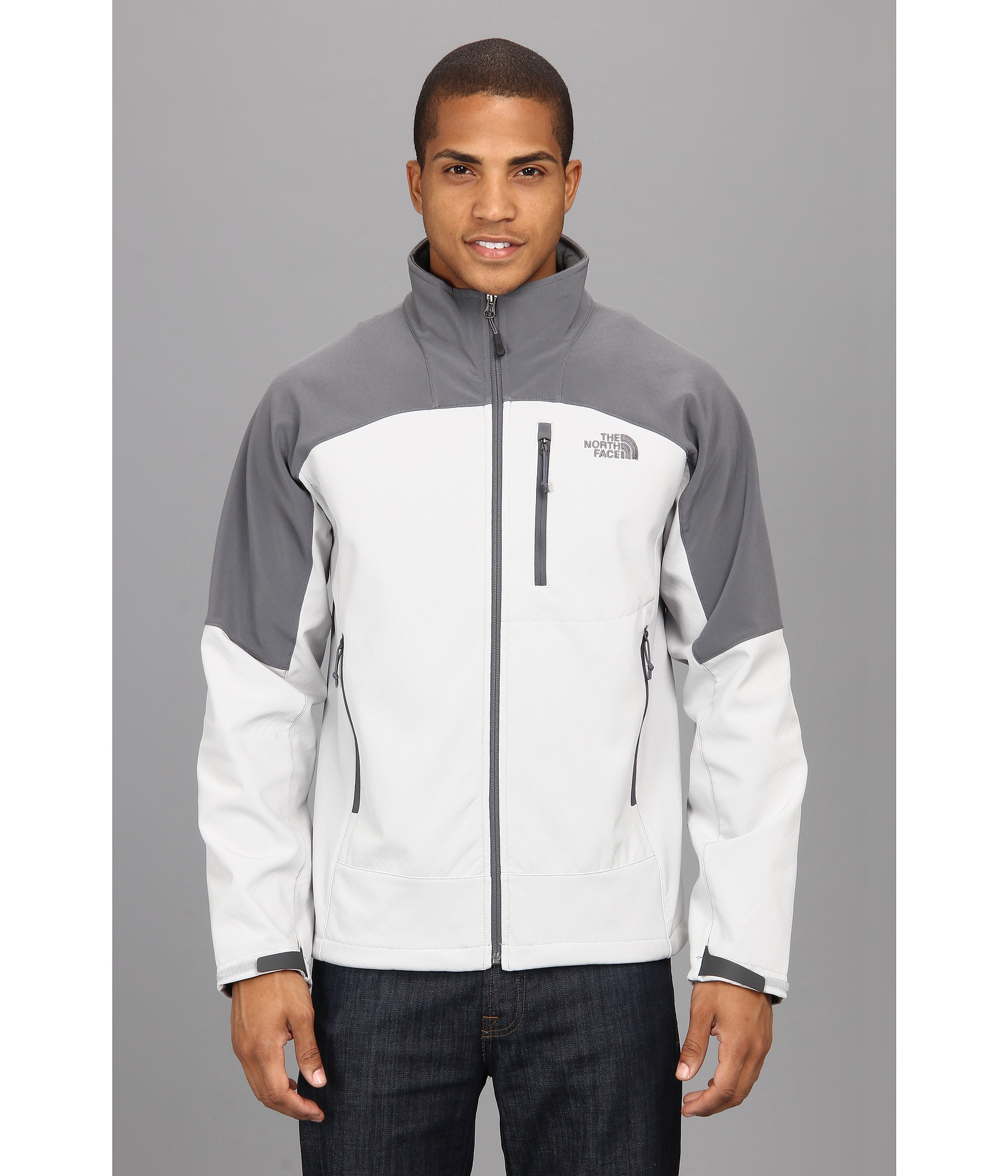 mens gray north face jacket