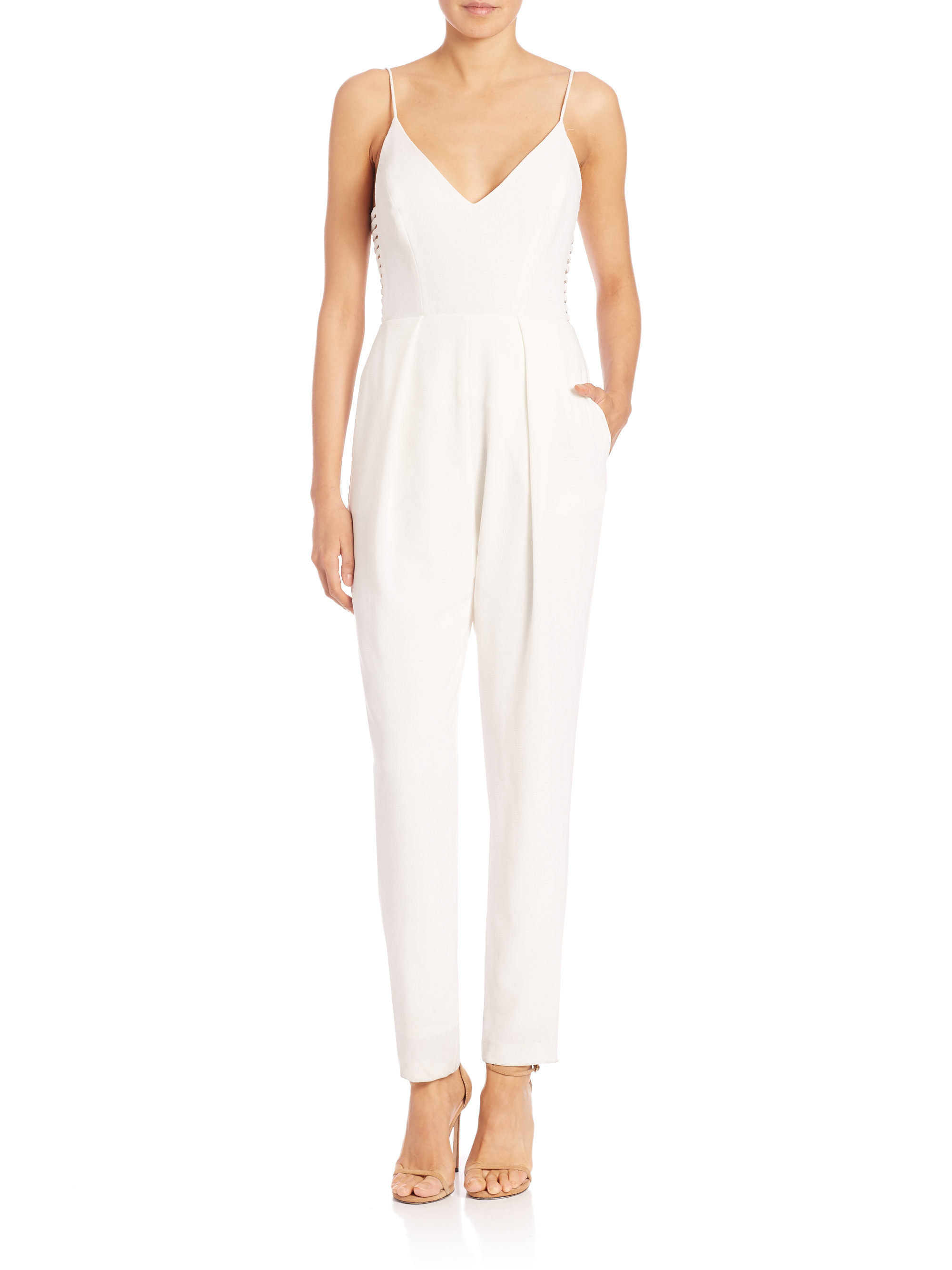 zimmermann jumpsuit white