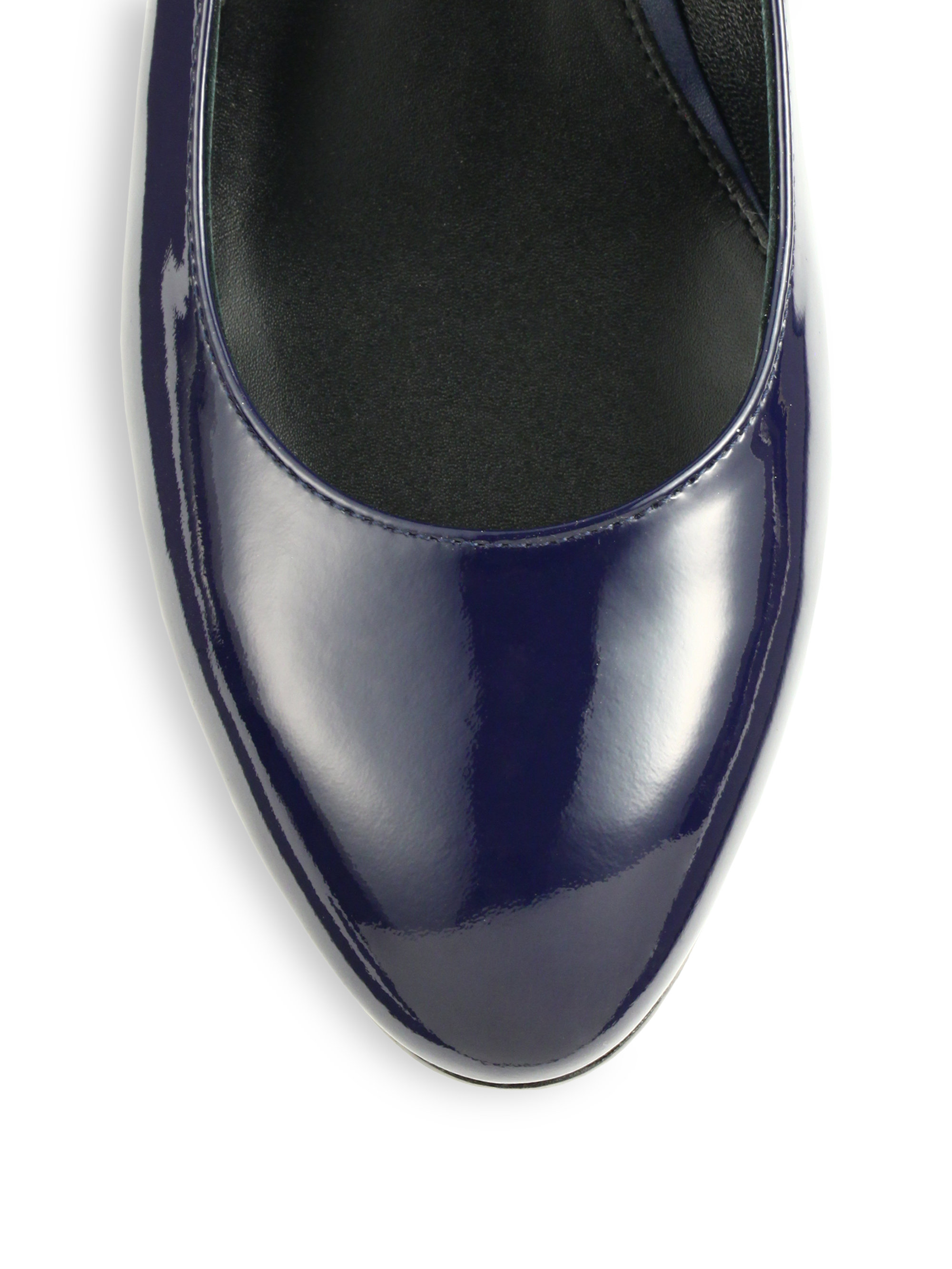 tod's patent leather pumps