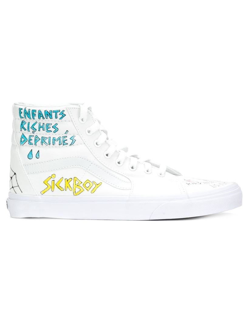 Enfants Riches Deprimes Cotton Enfants X Vans SK8 High-Top Sneakers in  White for Men | Lyst